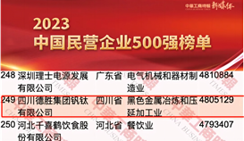 2026世界杯(中国区)官方中文网站-Officia
连续14年上榜中国民营企业500强